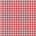 Red gingham pattern wipe clean oilcloth/tablecloth
