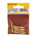 1 1/4" x 8 SC Slotted Brass Round Head Woodscrews (Pack of 6)