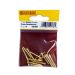 Centurion 1" X 4 Slotted Brass Countersunk Woodscrews - Pack Of 15