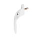 Securit Upvc Left Hand Espag Lock Window Handle White