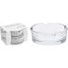 Glass Ashtrays 80 x 30 mm – Classic, Durable and Easy to Clean I Set of 2