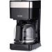 Severin Filter Coffee Maker Black 900W – 10 Cup (1.2L) with Hot Plate & Auto Shut-Off