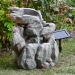 Stone Effect Fountain with Solar Panel and Rock Fall Decoration
