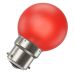 Tezla 1W LED Golf Ball Lamp Red B22 BC Bulb