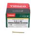 Timco Classic Multi-Purpose Screws PZ Double Countersunk Yellow M3.5 x 45mm - Box of 200