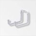 White Tool Holder 175mm Double Hook Heavy Duty Wall Mounted Storage