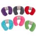 Micro Plush Neck Pillow | Soft Travel Support Cushion - Assorted Colours