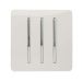 Trendi 3 Gang 2 Way Switch White