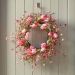 Tulip Whirl 45cm Decorative Wreath Indoor Outdoor Hanging