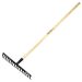 Bellota 16 Tooth Garden Rake with Wooden Handle – Durable Soil Preparation Tool