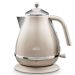 De’Longhi Icona Metallics 1.7L Beige Kettle KBOT3001BG – Stylish, Modern Kitchen Essential