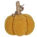 Pumpkin Plush Decoration 11cm – Soft Cotton and Rattan Autumn Ornament