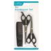 Ashley 3 Piece Hairdresser Set – Trimming and Thinning Scissors with Comb