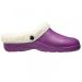 Comfi Fleece Clog Lilac S4 with Removable Hand Washable Fleece Lining – Comfortable Slip-On Footwear