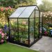 Vitavia Venus 2500 6x4 Black Greenhouse | Polycarbonate Glazing | 12 Year Warranty