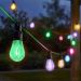 Vintage Festoon LED String Lights Multi Coloured | Low Voltage Indoor & Outdoor Lighting Set of 20