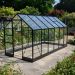 Vitavia Apollo 7500 Greenhouse 6x12 Black | Integral Base Plinth, No-Step Entrance & 3mm Horticultural Glass