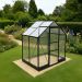 Vitavia Apollo 2500 6x4 Black Greenhouse | Polycarbonate Glazing | Integral Base