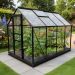 Vitavia Venus 5000 8x6 Black Greenhouse | Polycarbonate Glazing | 12 Year Warranty