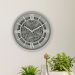 Industrial Gear Wall Clock in Grey – Stylish and Functional Home Décor