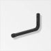 Black Wall Hook 175mm Heavy Duty Storage Hook