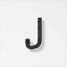 Black Wall Hook 80mm Compact Storage Hook