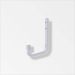 White Wall Hook 115mm Medium Duty Storage Hook