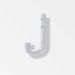 White Wall Hook 80mm Compact Storage Hook