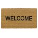 Welcome Coir Doormat 35 x 60 cm – Classic Heavy-Duty Entrance Mat