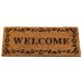 Welcome Coir Door Mat Insert 23x53cm – Designed for rubber frames