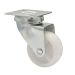 Castor Swivel White 50mm - 50kg