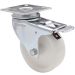 Castor Swivel Locking White 75mm - 60kg
