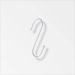 White Bucket Hook Multi-Purpose S Hook Storage Solution