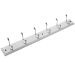 Winchester 6 Hook White & Chrome Hat & Coat Rack