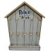 Wooden Key Board with Shelf 30 x 44cm Beach Style