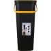 Yellow Fashion Bin with Handle 38L