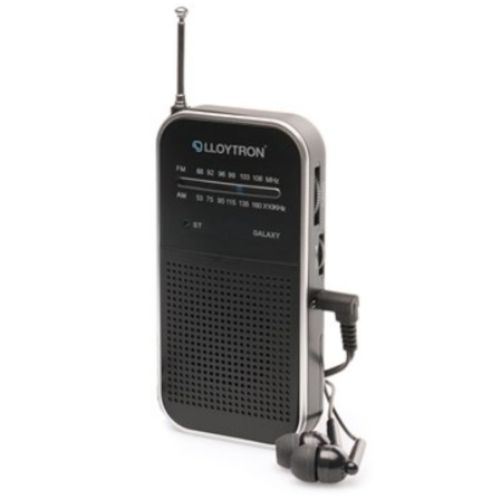 Buy a Lloytron Galaxy AM FM 2 Band Personal Portable Radio with Earbuds ...