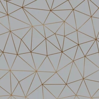 D-C-Fix Tico Gold Geometric Self Adhesive Contact 2m x 67.5cm