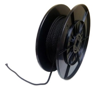 Halyards 4mm Black Polyproylene Plaited Rope - Price Per Metre