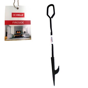 De Vielle Fireside Loop Top Fire Poker