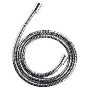 De Vielle 2 Metre Chrome Shower Hose – Extra Length, Strength and Style
