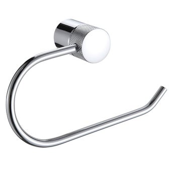 De Vielle Santorini Chrome Toilet Roll Holder – Modern Bathroom Accessory