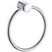 De Vielle Santorini Chrome Towel Ring – Elegant, Durable Bathroom Accessory