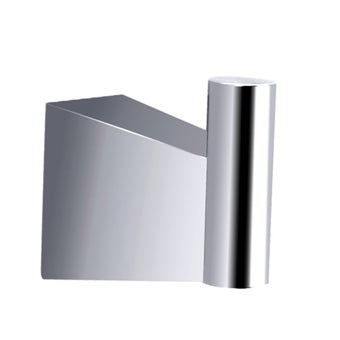 De Vielle Corfu Chrome Single Robe Hook – Modern Bathroom Storage