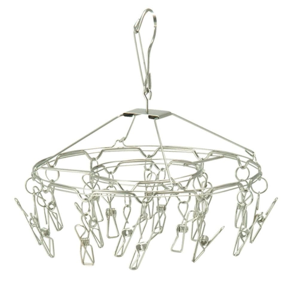 De Vielle Premium Round Stainless Steel Sock Hanger