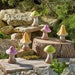 DecoShrooms Large Decorative Mushrooms 6 Pack | Garden & Indoor Ornament Set