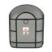 De Vielle Heavy Duty Fire Black Dome Fireguard - 21"