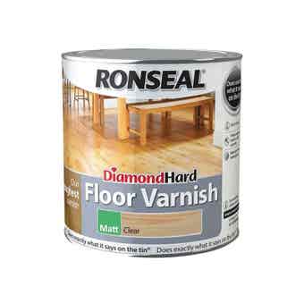 Ronseal Diamond Hard Floor Varnish Matt 2.5L