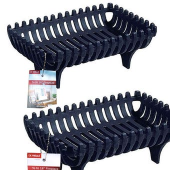 De Vielle Fireside Fire Basket Dog Grates