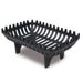 De Vielle Fireside Fire Basket Dog Grate - 16" Black